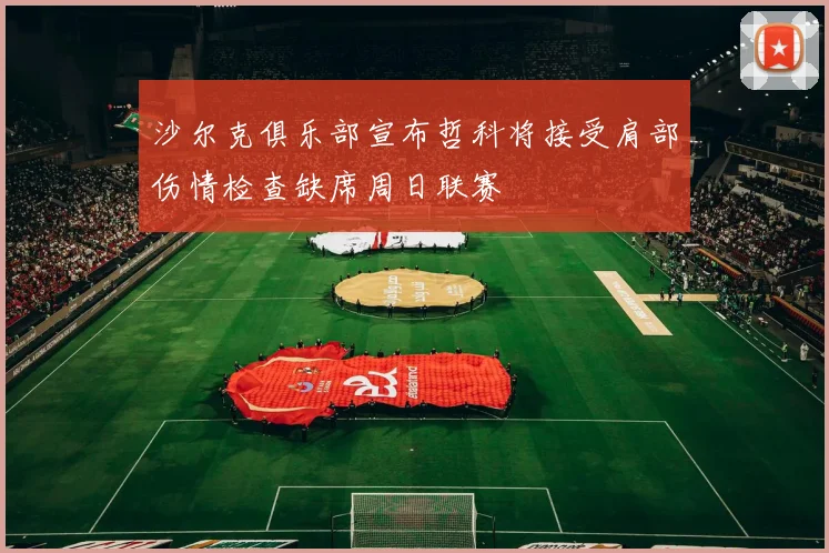 沙尔克俱乐部宣布哲科将接受肩部伤情检查缺席周日联赛